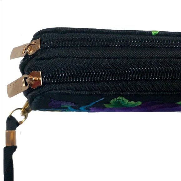Embroidered Wristlet - Picture 3 of 4